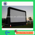 Hot sale outdoor commercial grade vinyl cheap black inflatable screen